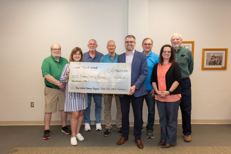 Kiwanis Club of Ishpeming received $2,000 for Ray Leverton Memorial Playground.